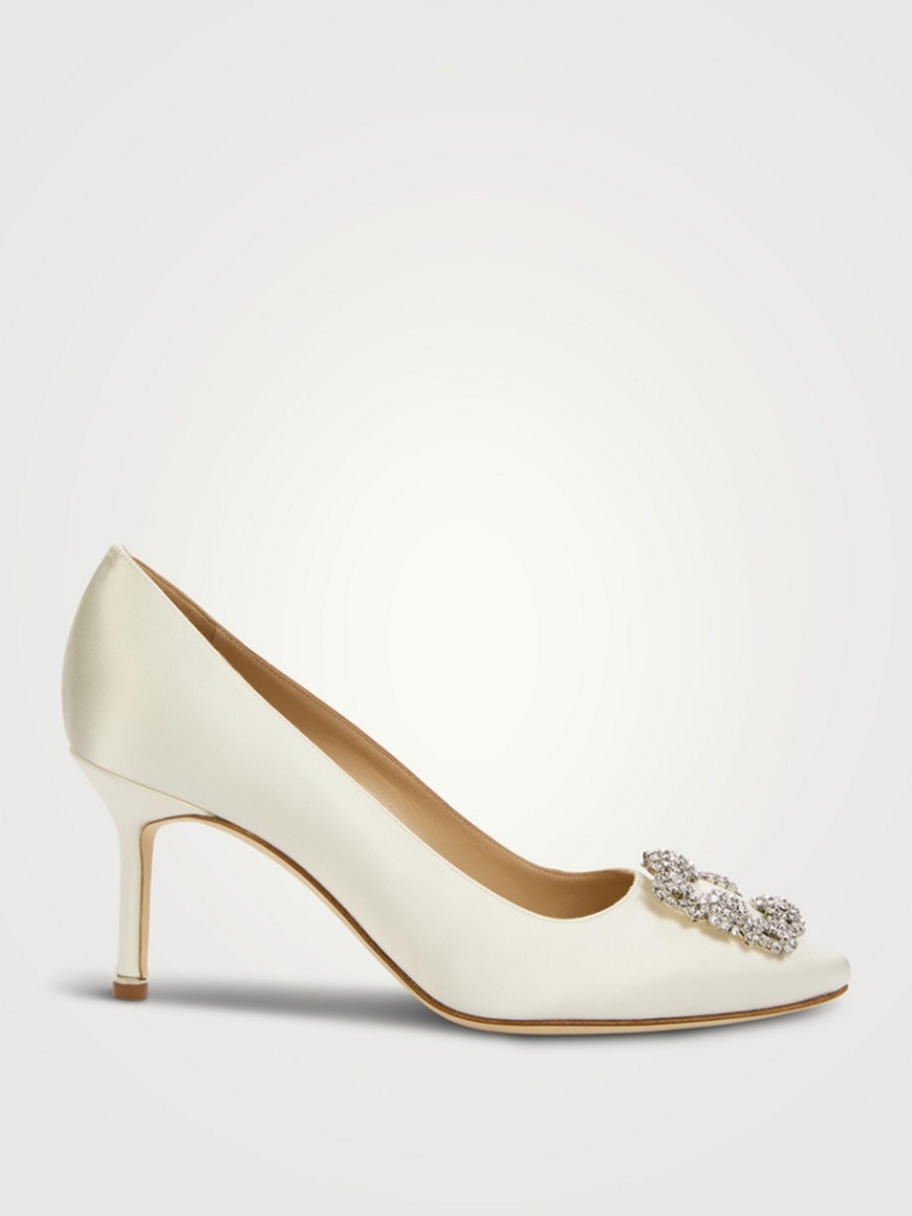 MANOLO BLAHNIK Hangisi 70 Satin Pump